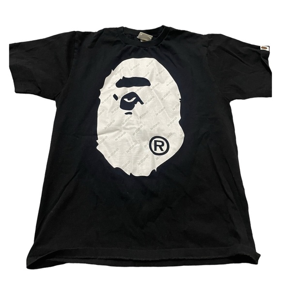 Bape Other - Men's Bape Hexagram Big Ape Head Black Tee Size Medium